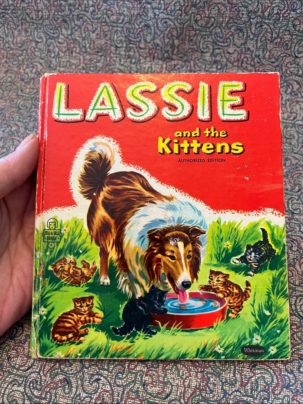 Lassie and the Kittens - A Vintage Whitman Tell-a-Tale Book